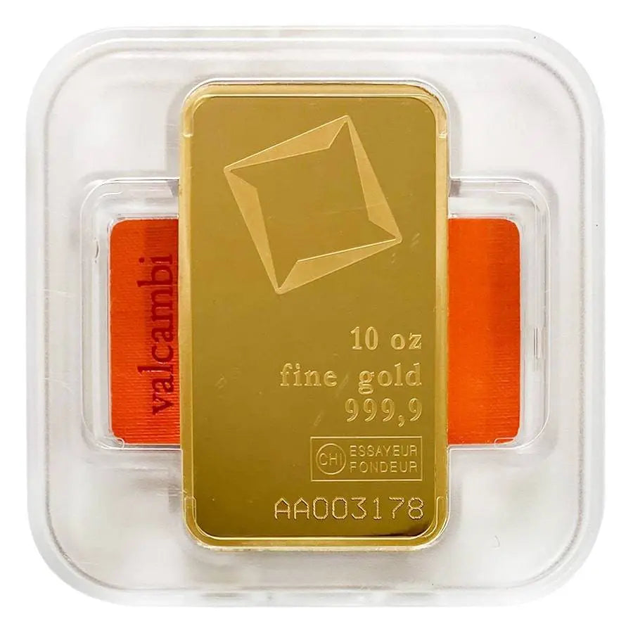 10 oz Gold Bar Valcambi