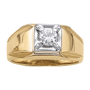 Men's Solitaire Diamond Ring · 0.50 ct tw