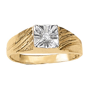 Men's Solitaire Diamond Ring · 0.03 ct tw