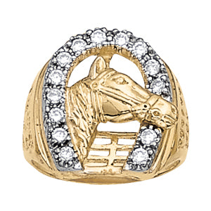 Men's Horseshoe & Novelty Diamond Ring · 0.70 ct tw