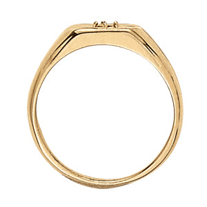 Men's Horseshoe & Novelty Diamond Ring · 0.03 ct tw