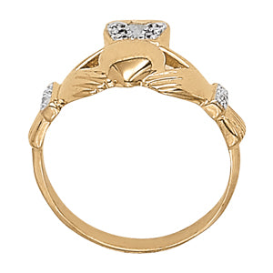 Men's Horseshoe & Novelty Diamond Ring · 0.08 ct tw