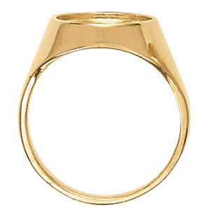 Oval Men's Onyx Ring