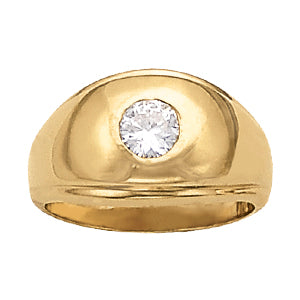 Round Men's Solitaire Diamond Ring · 1.00 ct tw