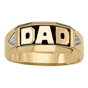 Men's Onyx Diamond Ring · 0.01 ct tw