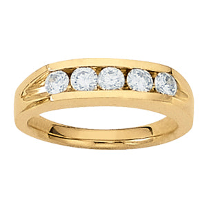 Men's Channel Diamond Ring · 0.50 ct tw