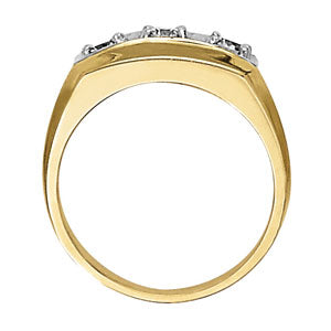 Men's Three-Stone Diamond Ring · 0.51 ct tw