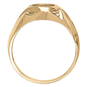 Oval Men's Gemstone Ring · 0.02 ct tw