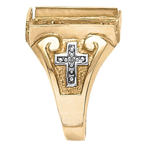 Emerald Men's Onyx Diamond Ring · 0.02 ct tw
