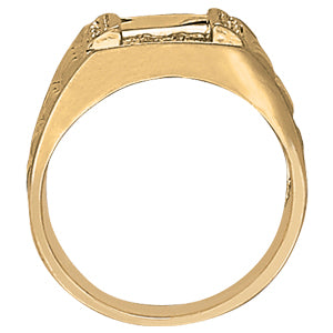 Emerald Men's Gemstone Ring · 0.04 ct tw