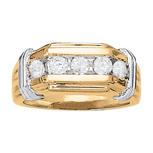 Men's Channel Diamond Ring · 0.80 ct tw