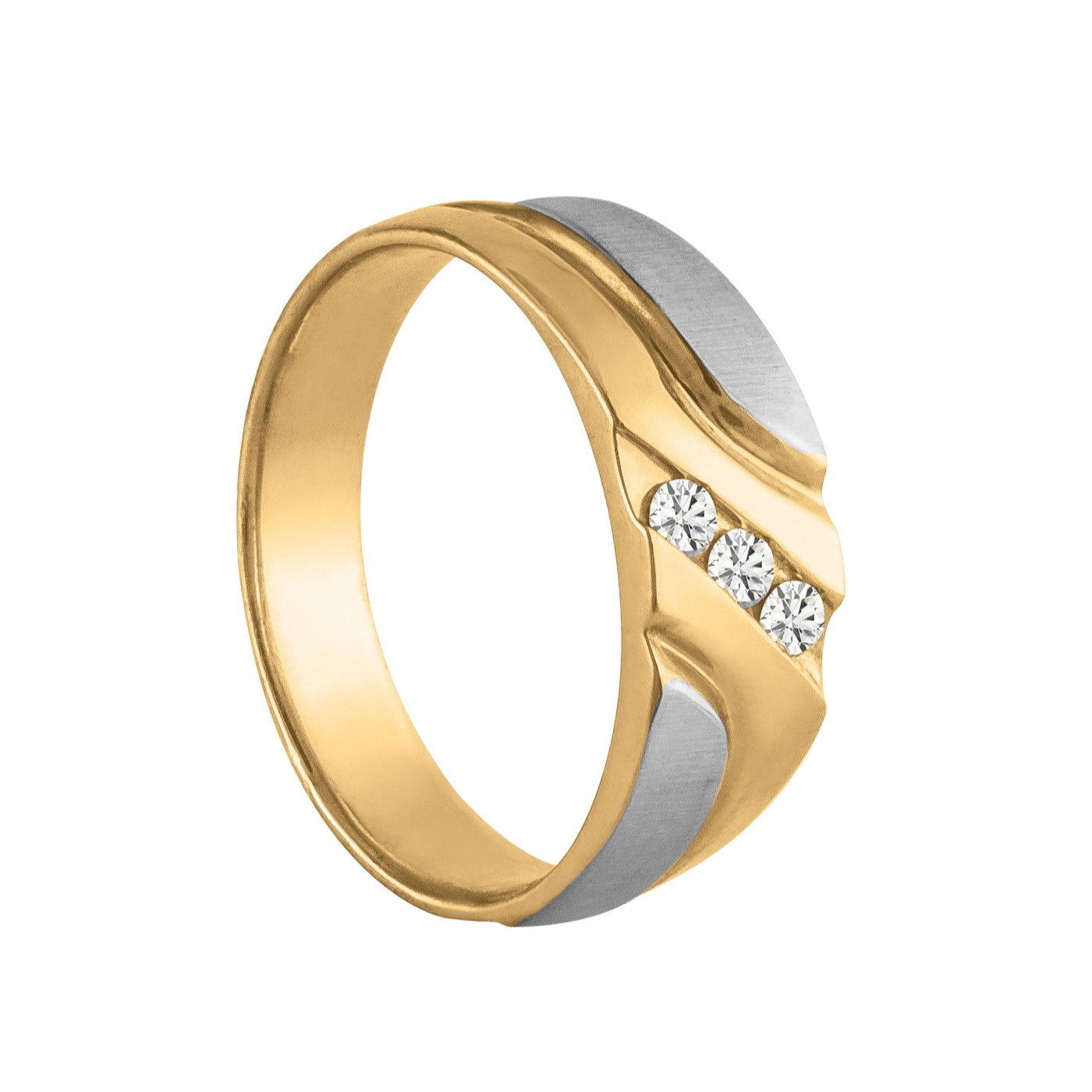Men's Diamond Satin Finish Fashion Ring · 0.15 ct tw
