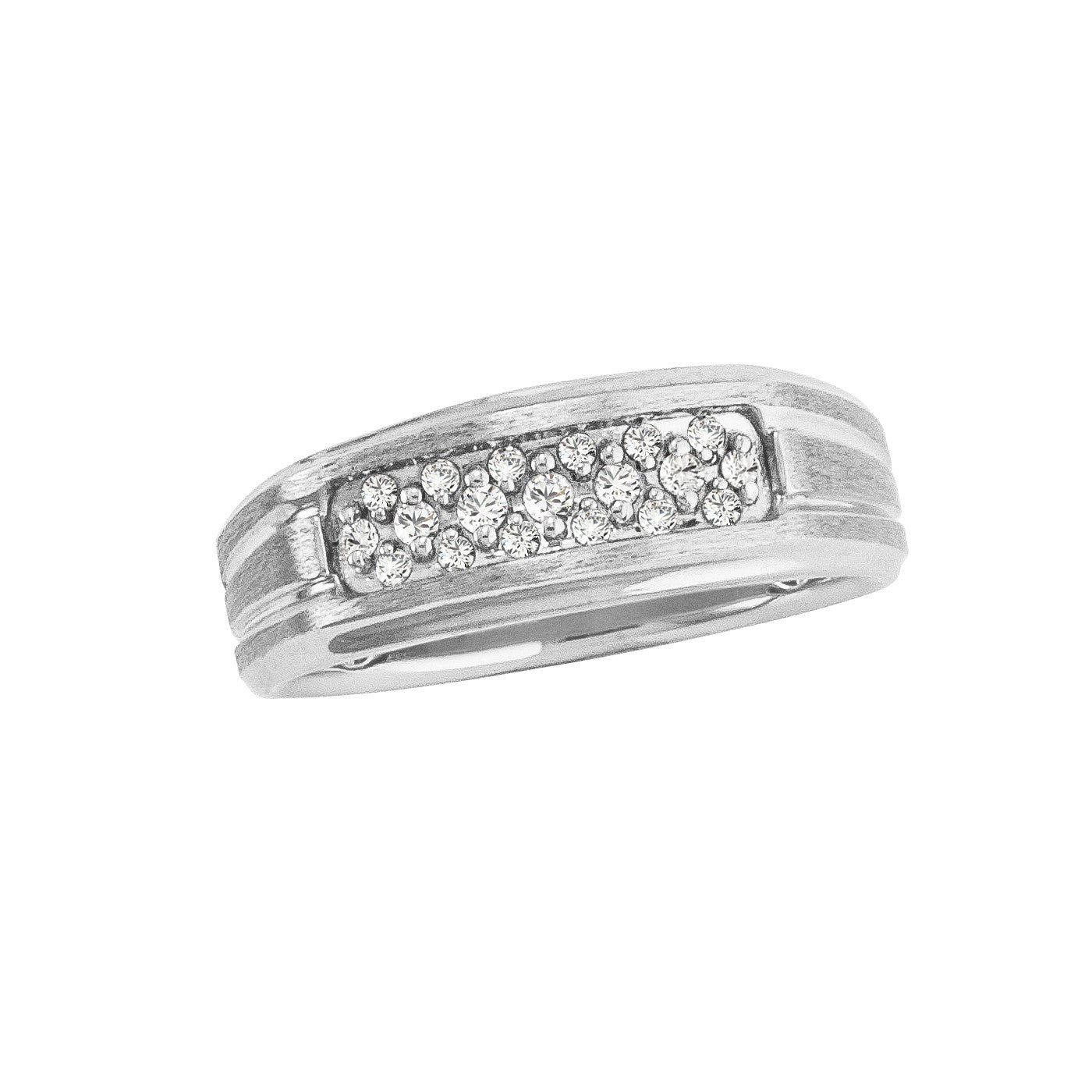 Gent's Diamond Cluster Ring · 0.24 ct tw