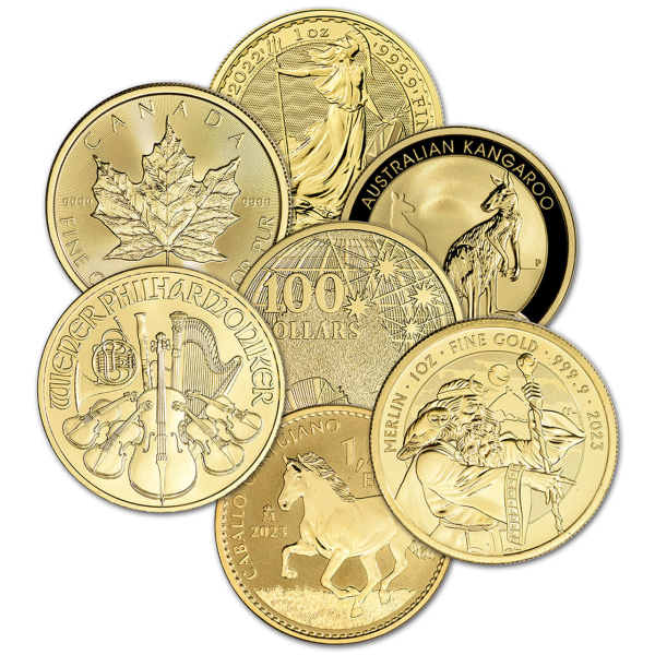 1 oz Gold Coin – Misc Sovereign Type