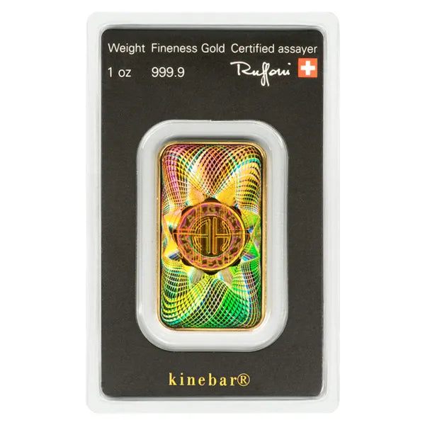 1 OZ GOLD BAR ARGOR-HERAEUS KINEBAR