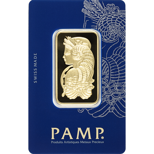 1 OZ GOLD BAR PAMP FORTUNA