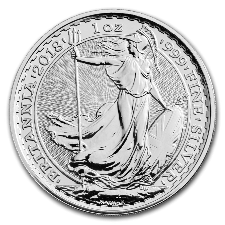 1 OZ GREAT BRITAIN SILVER BRITANNIA