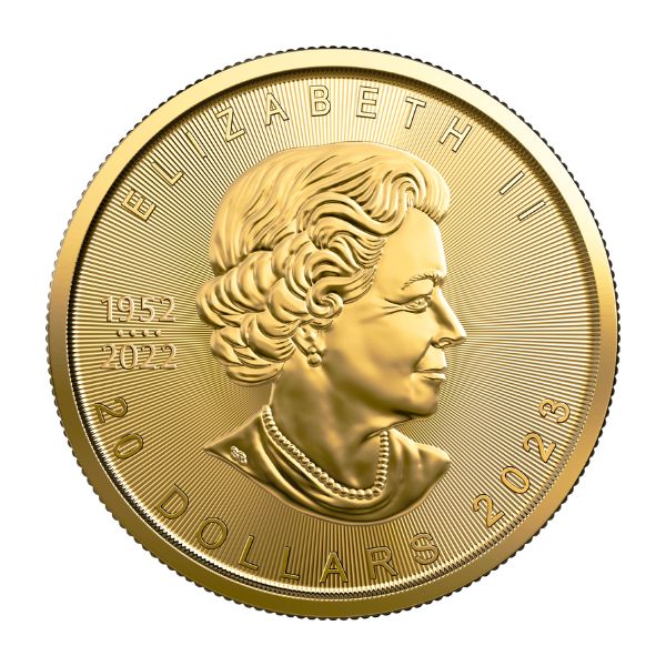 1/2 OZ CANADIAN GOLD MAPLE LEAF