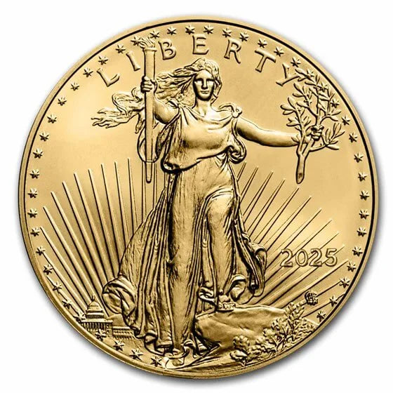 2025 1 oz American Gold Eagle - .9167 Fine Gold