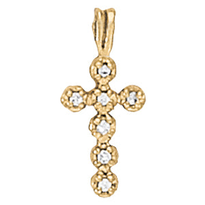 Religious Crosses Diamond Pendant · 0.05 ct tw