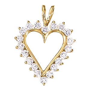 Heart Diamond Pendant · 1.00 ct tw