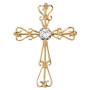 Religious Crosses Diamond Pendant · 0.25 ct tw