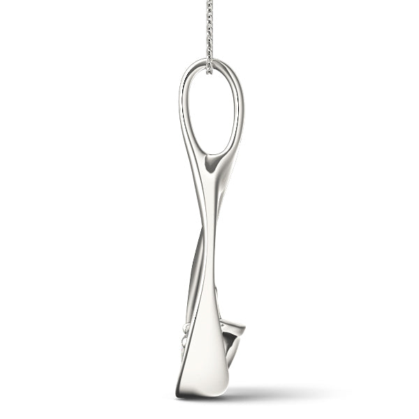 Round Diamond Solitaire Pendant · 0.47 ct tw
