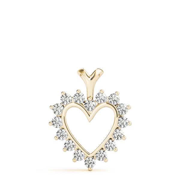 Heart Diamond Pendant · 0.96 ct tw