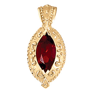 Marquise Gemstone Pendant
