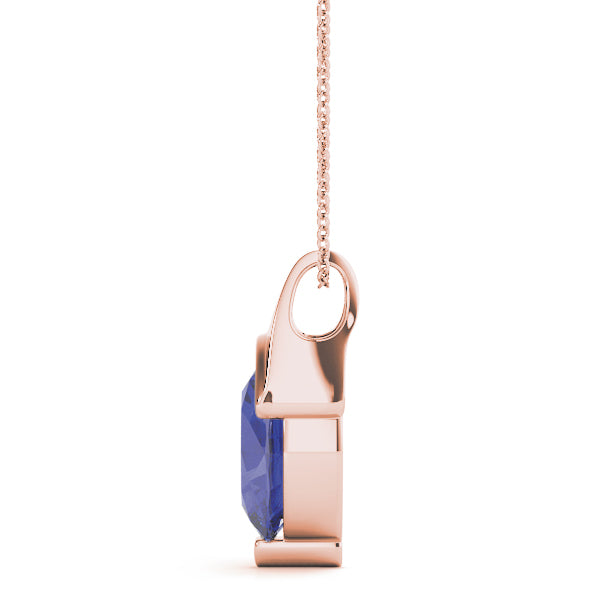 Oval Gemstone Pendant