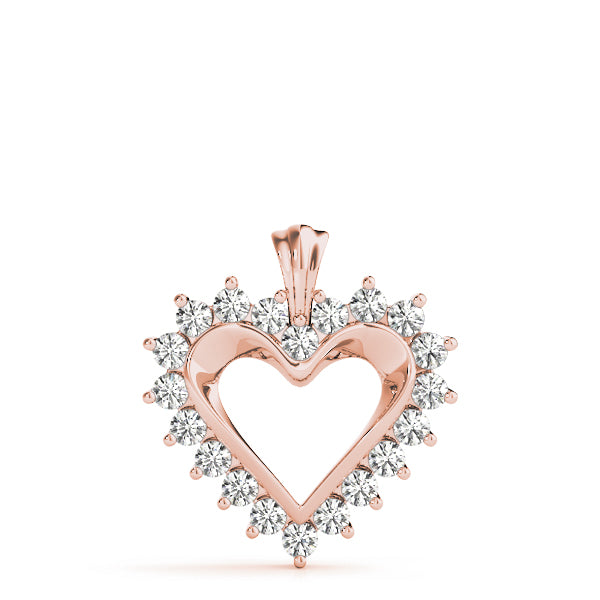 Heart Diamond Pendant · 0.50 ct tw