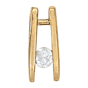 Diamond Solitaire Pendant · 0.25 ct tw