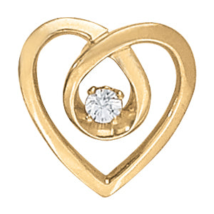 Heart Diamond Pendant · 0.10 ct tw