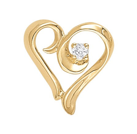 Heart Diamond Pendant · 0.10 ct tw