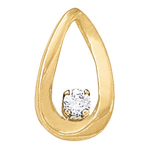 Diamond Solitaire Pendant · 0.25 ct tw