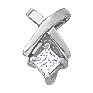 Diamond Solitaire Pendant · 0.41 ct tw