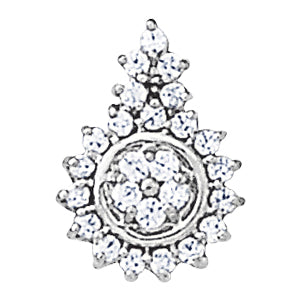 Cluster Diamond Pendant · 0.50 ct tw