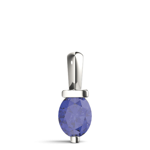 Oval Gemstone Pendant