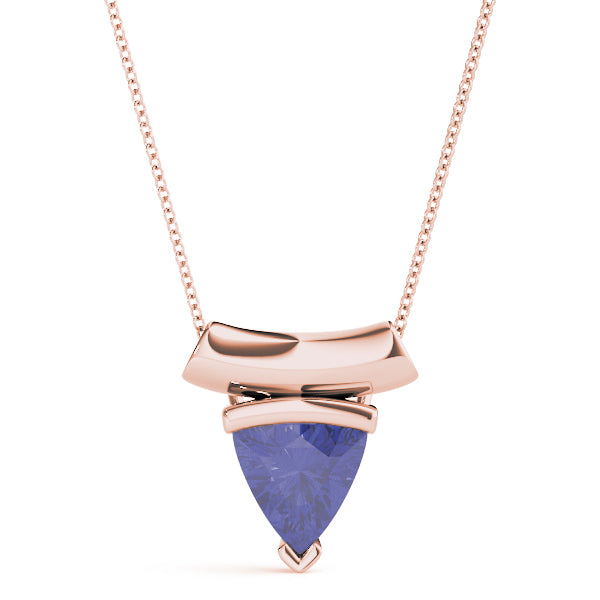 Trillion Gemstone Pendant