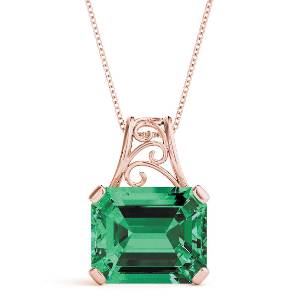 Emerald Gemstone Pendant