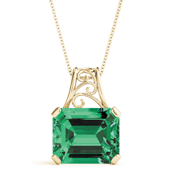 Emerald Gemstone Pendant