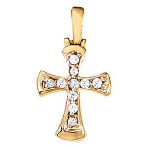 Religious Crosses Diamond Pendant · 0.23 ct tw