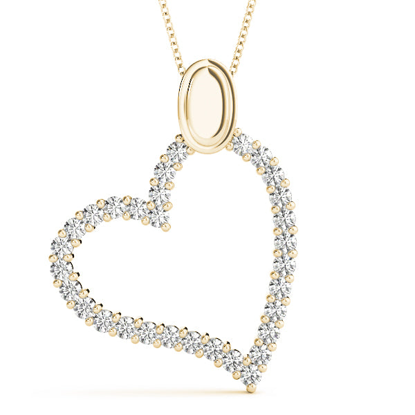 Heart Diamond Pendant · 0.54 ct tw
