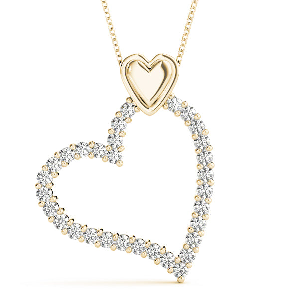 Heart Diamond Pendant · 0.47 ct tw