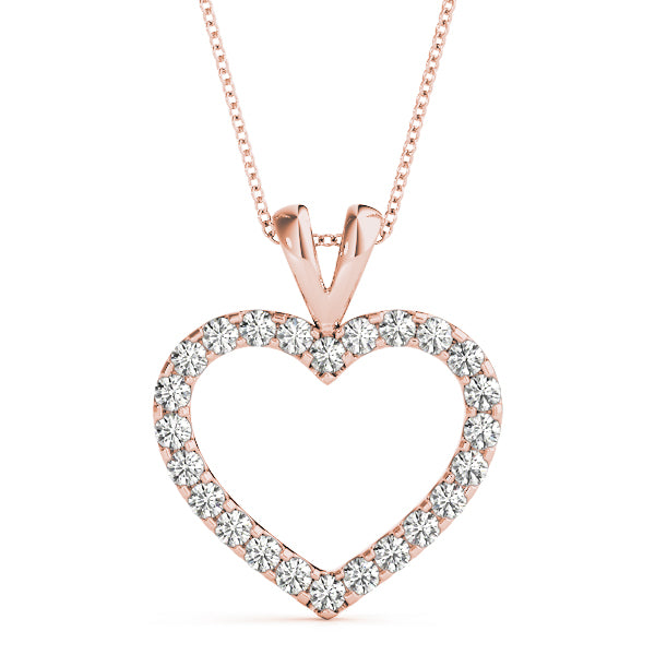 Heart Diamond Pendant · 0.91 ct tw