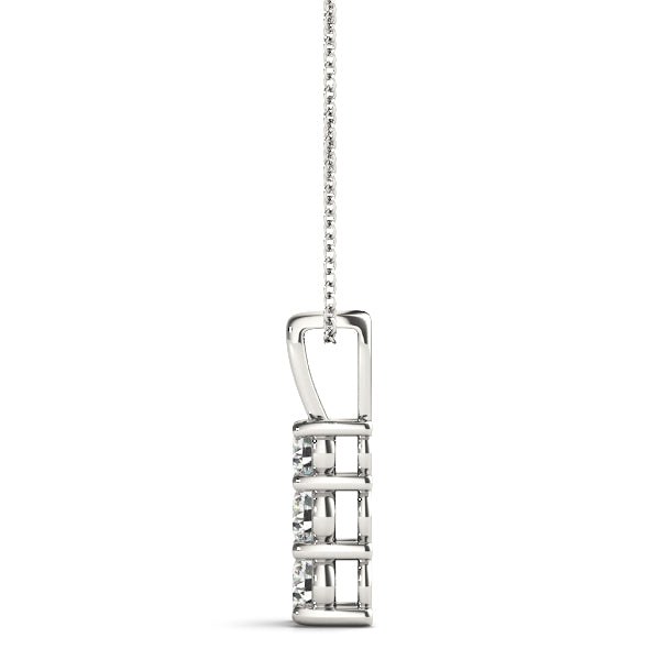 Three-Stone Diamond Pendant · 0.35 ct tw