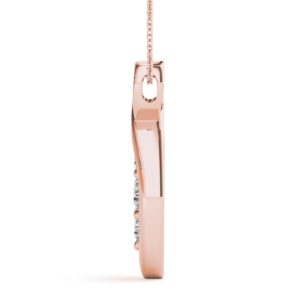 Three-Stone Diamond Pendant · 0.24 ct tw