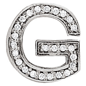 Initials Diamond Pendant · 0.31 ct tw