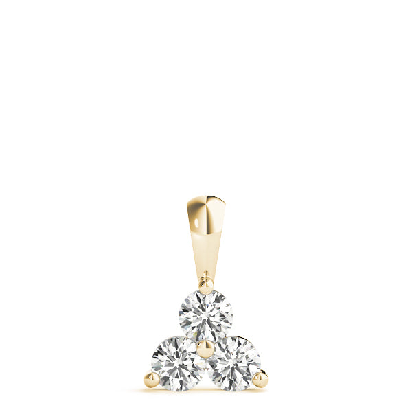 Three-Stone Diamond Pendant · 0.75 ct tw