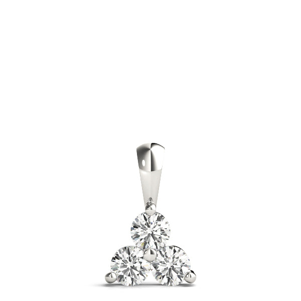 Three-Stone Diamond Pendant · 0.51 ct tw